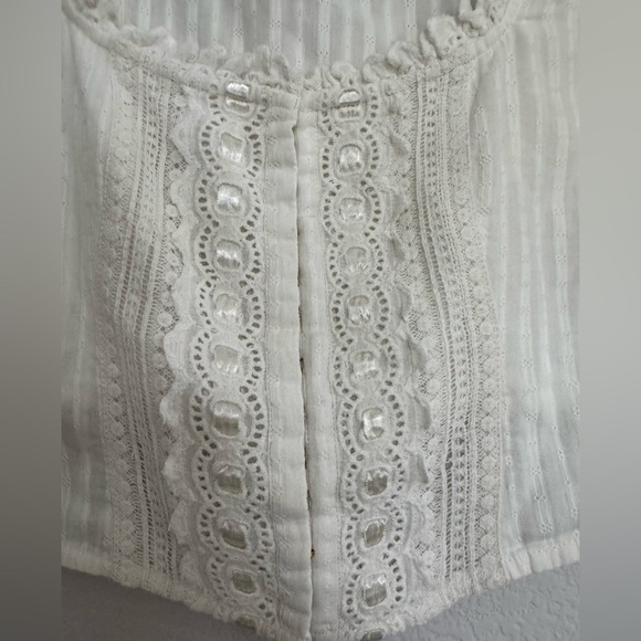 LoveShackFancy Georgie bustier romantic voile top 6 - Picture 9 of 11